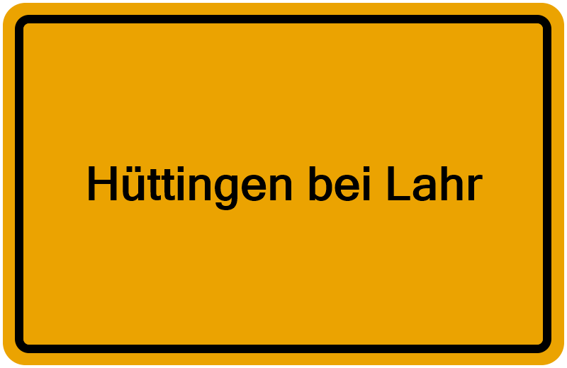 Handelsregisterauszug Hüttingen bei Lahr